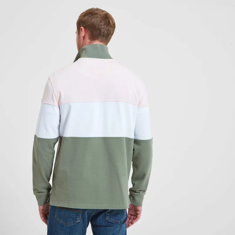 Schoffel Unisex Exeter Heritage 1/4 Zip Blush-1